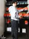 �����եѥ�� Chef Pants Pencil Stripe Black