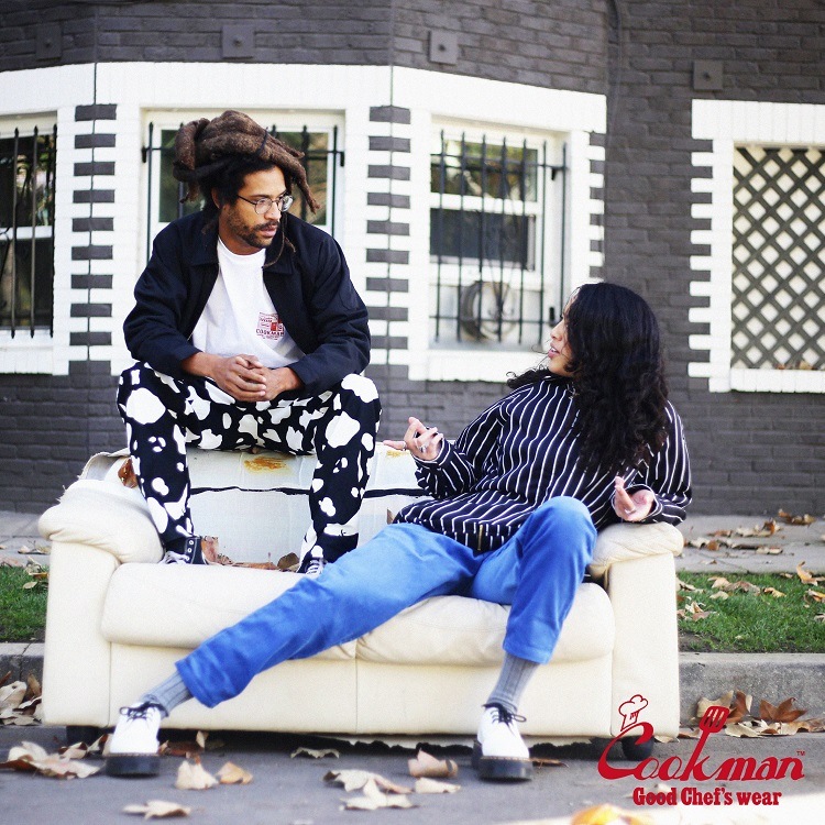 �ǥ�Х꡼���㥱�å� Delivery Jacket EX Warm Stripe Black