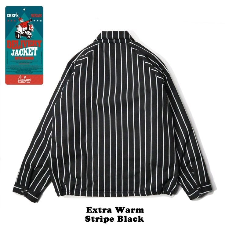 �ǥ�Х꡼���㥱�å� Delivery Jacket EX Warm Stripe Black