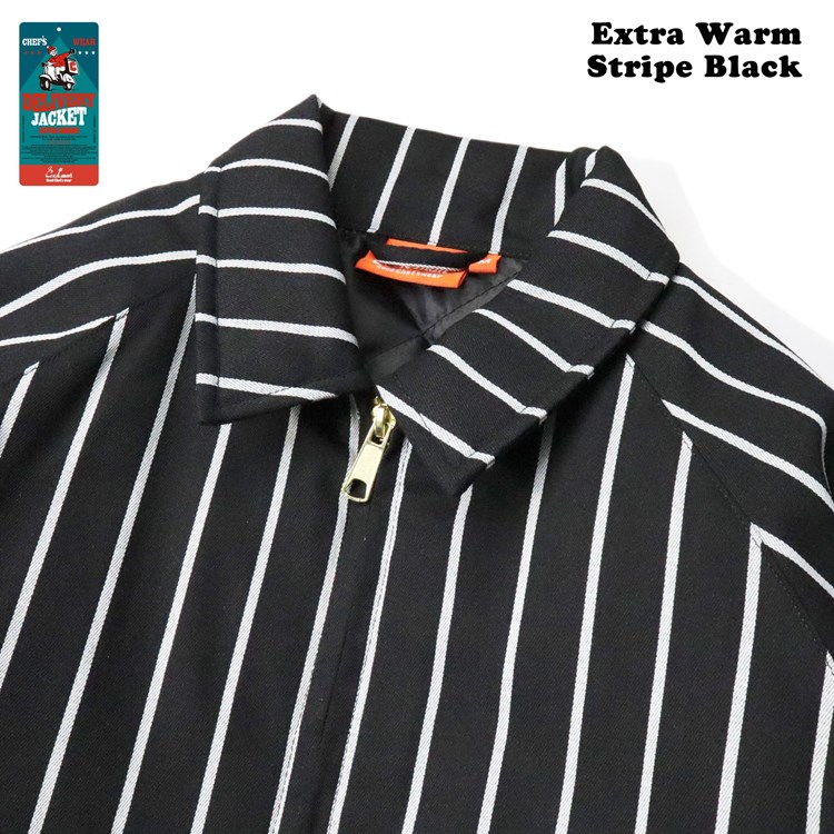 �ǥ�Х꡼���㥱�å� Delivery Jacket EX Warm Stripe Black
