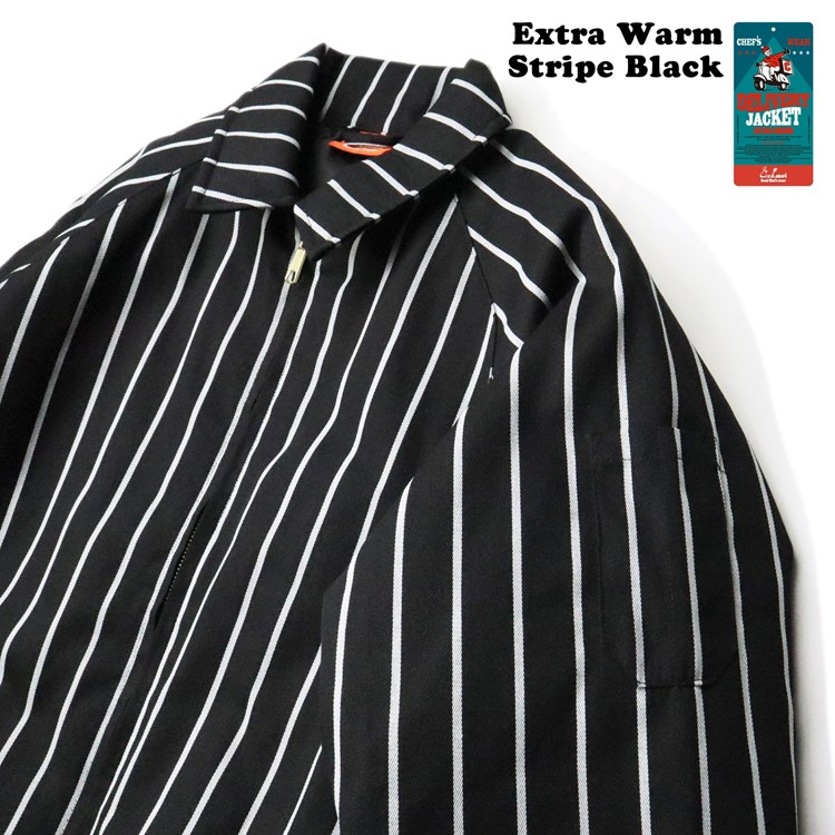�ǥ�Х꡼���㥱�å� Delivery Jacket EX Warm Stripe Black