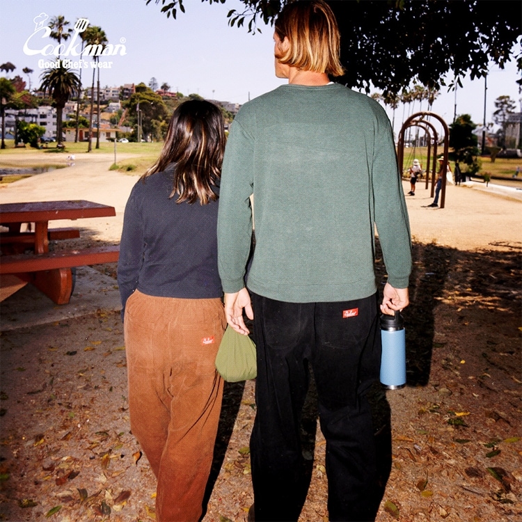 �ϡ��٥��ȥѥ�� Harvest Pants Cropped High Wale Corduroy Black