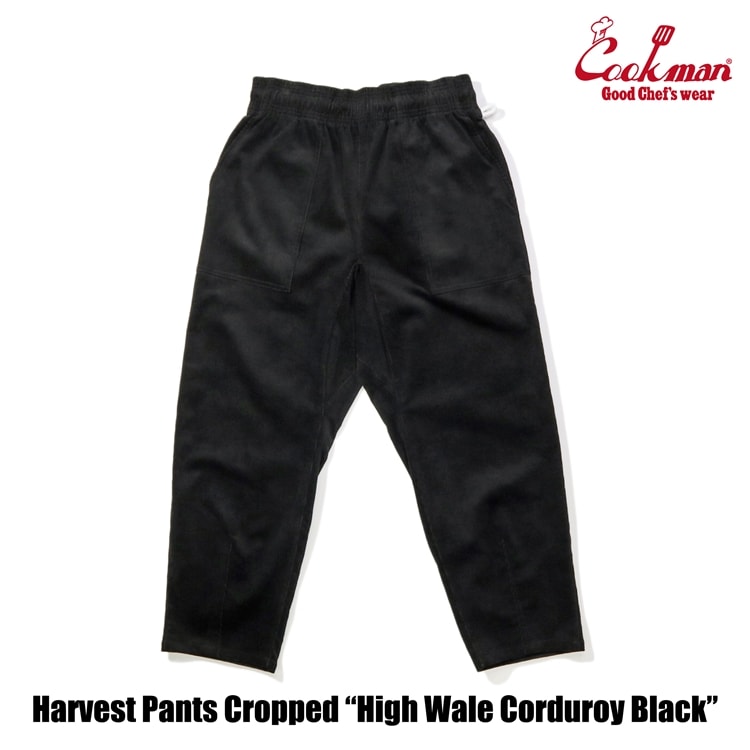 �ϡ��٥��ȥѥ�� Harvest Pants Cropped High Wale Corduroy Black