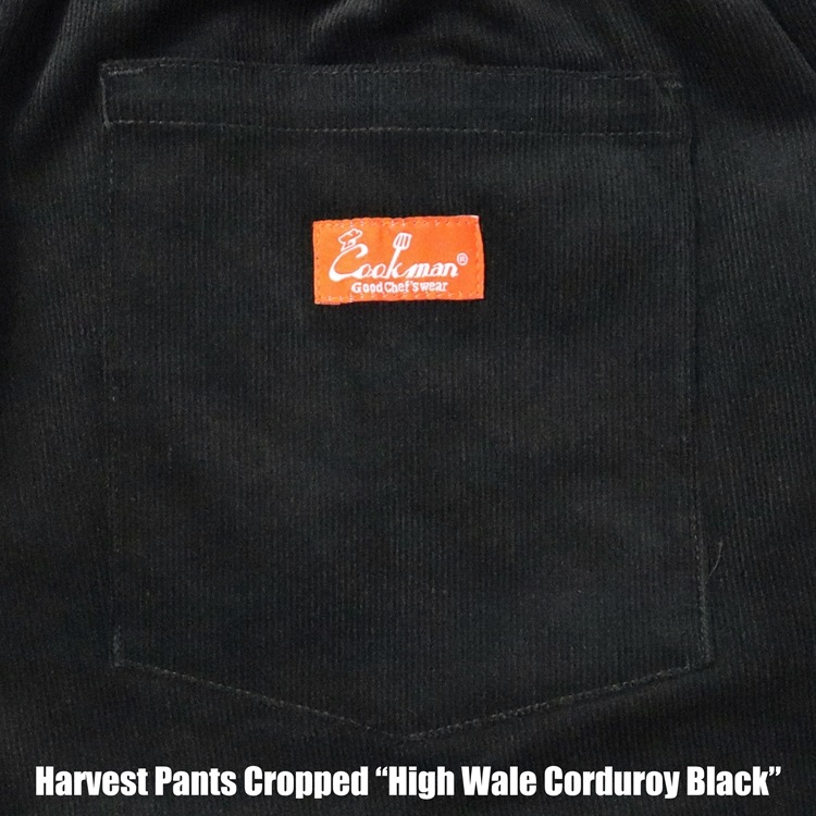 �ϡ��٥��ȥѥ�� Harvest Pants Cropped High Wale Corduroy Black