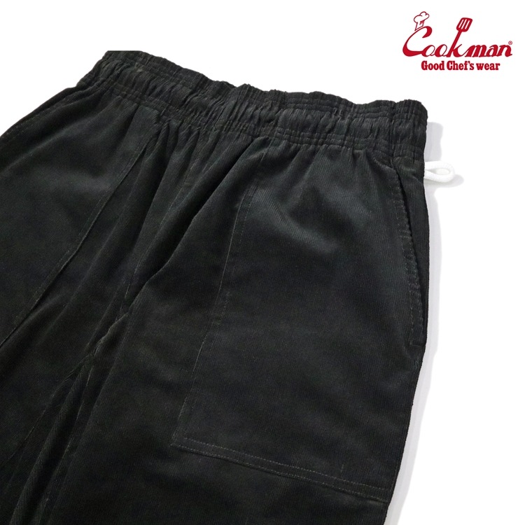 �ϡ��٥��ȥѥ�� Harvest Pants Cropped High Wale Corduroy Black