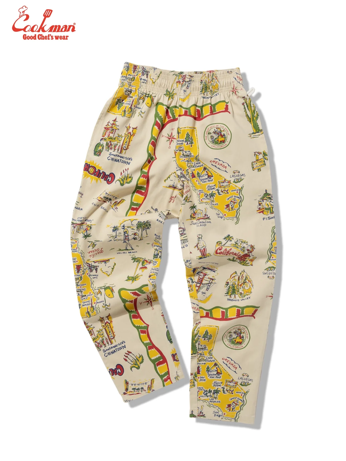 �����եѥ�� Chef Pants Souvenir Map California