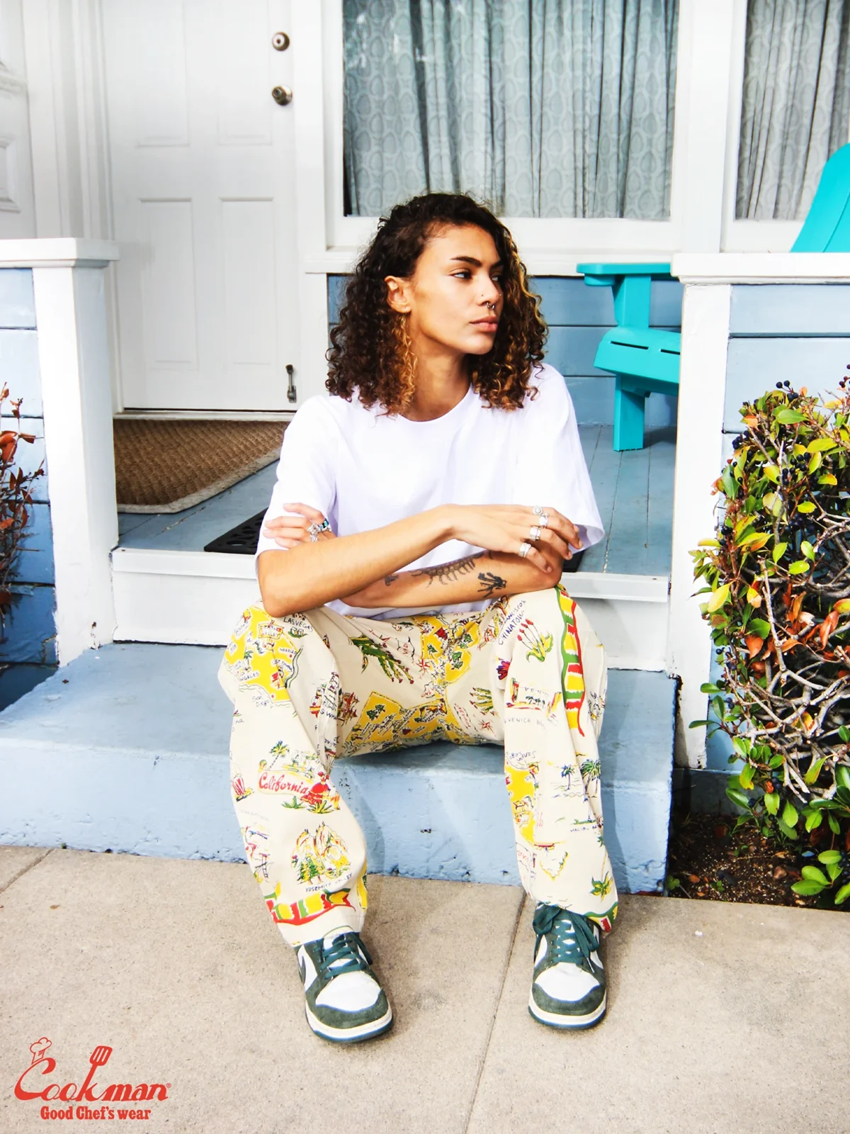 �����եѥ�� Chef Pants Souvenir Map California