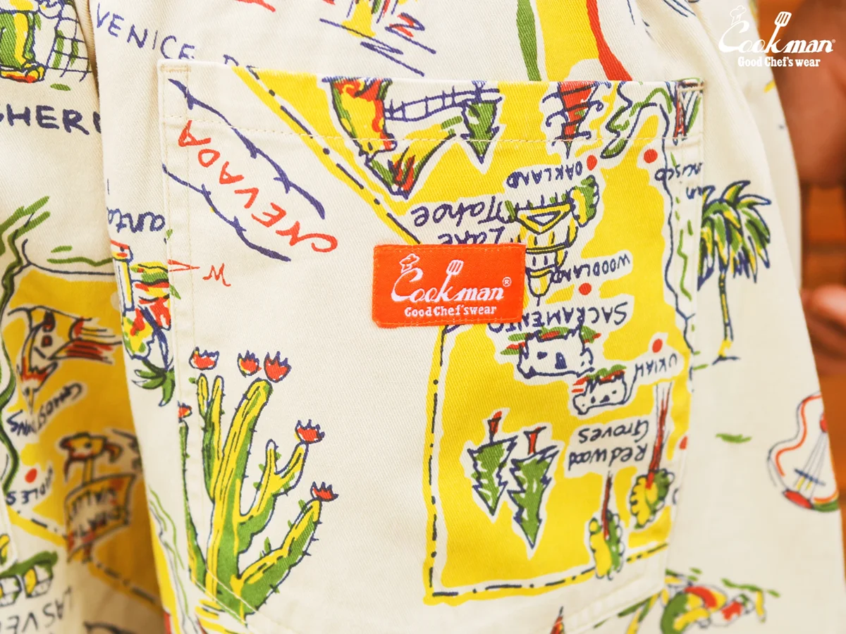 �����եѥ�� Chef Pants Souvenir Map California