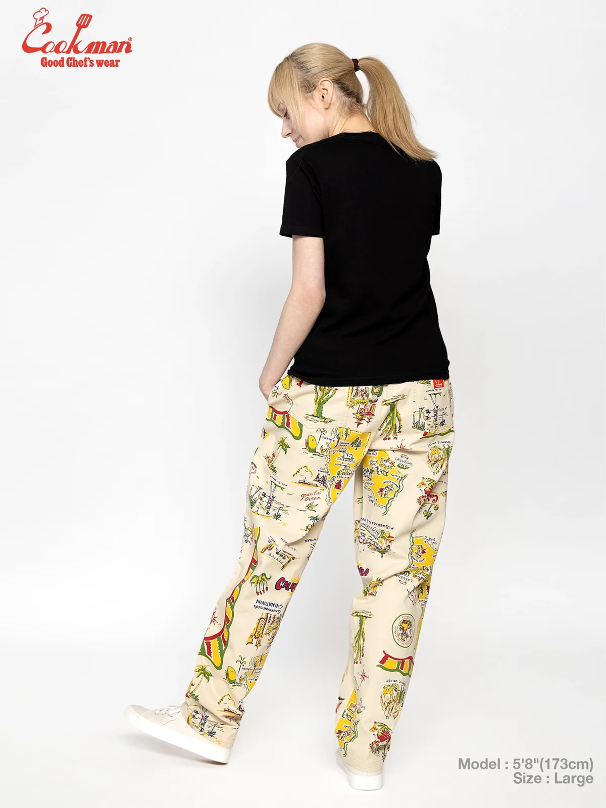 �����եѥ�� Chef Pants Souvenir Map California