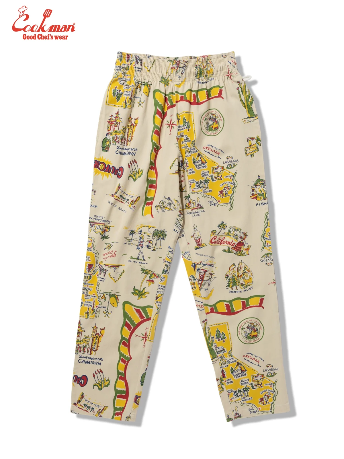 �����եѥ�� Chef Pants Souvenir Map California