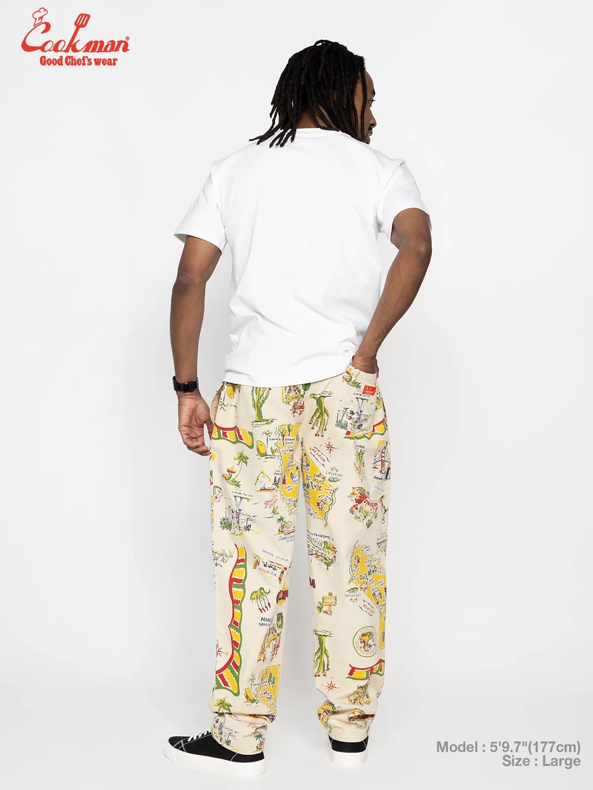 �����եѥ�� Chef Pants Souvenir Map California