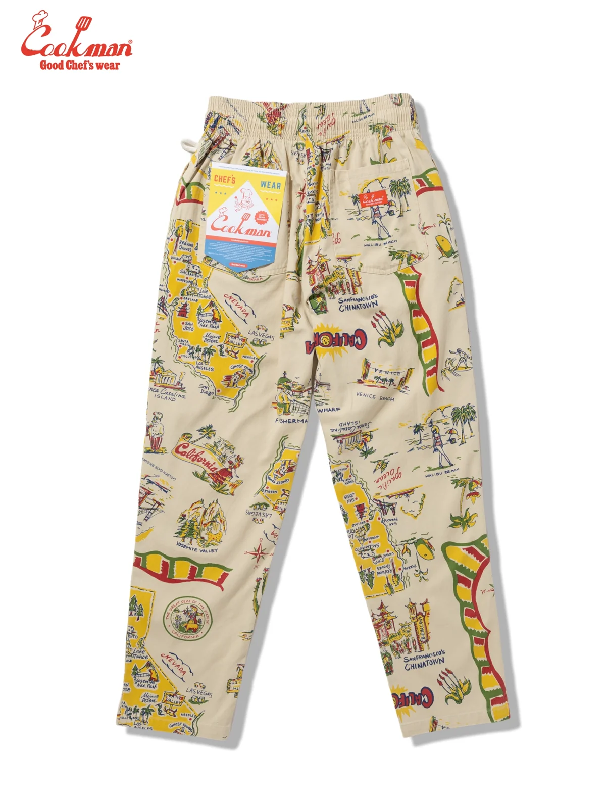 �����եѥ�� Chef Pants Souvenir Map California
