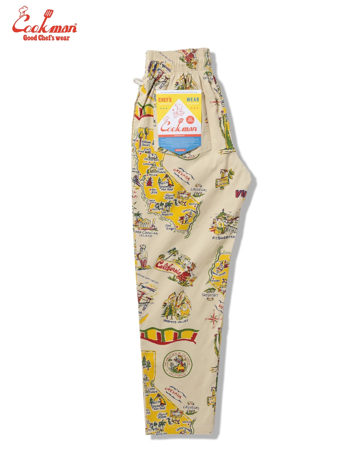�����եѥ�� Chef Pants Souvenir Map California