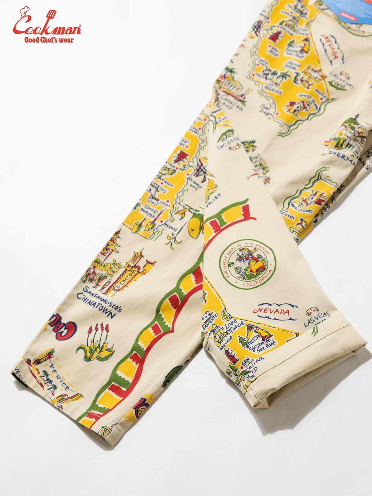 �����եѥ�� Chef Pants Souvenir Map California