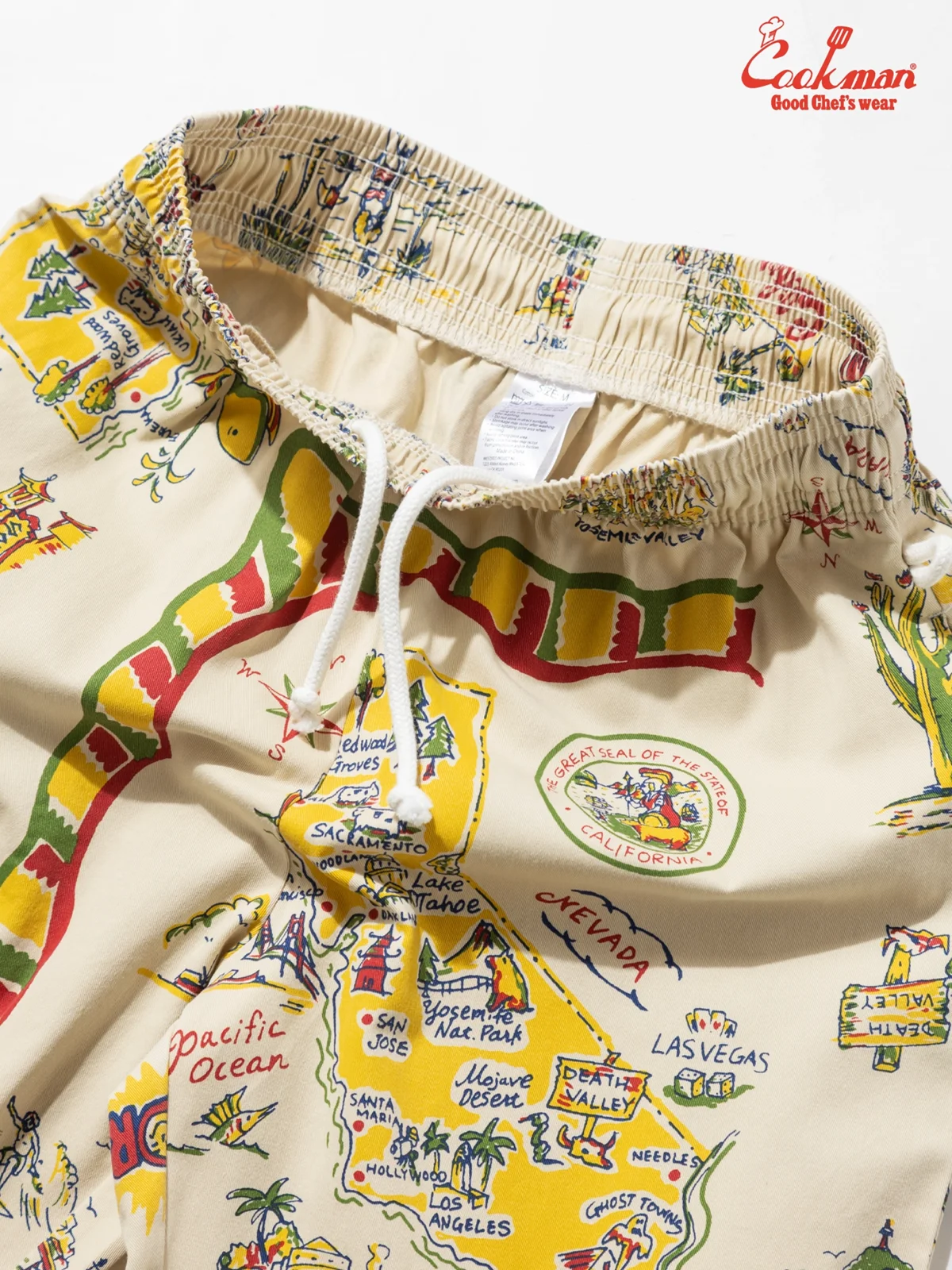 �����եѥ�� Chef Pants Souvenir Map California