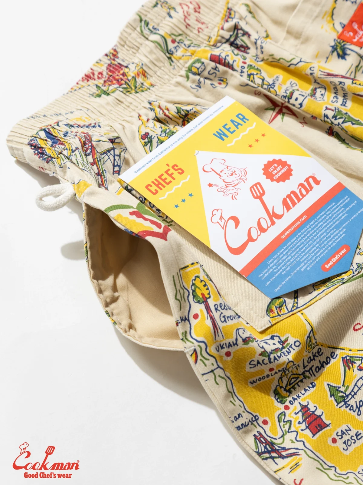 �����եѥ�� Chef Pants Souvenir Map California