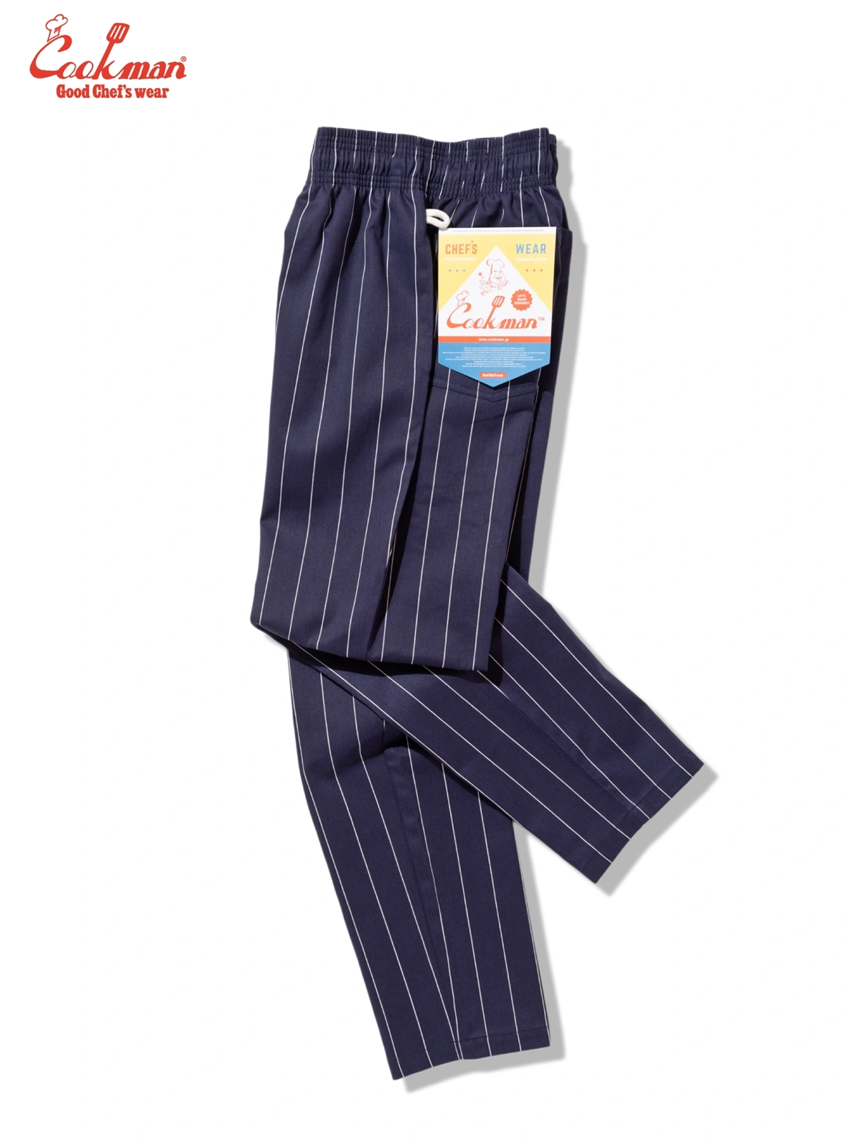 �����եѥ�� Chef Pants Pencil Stripe Navy