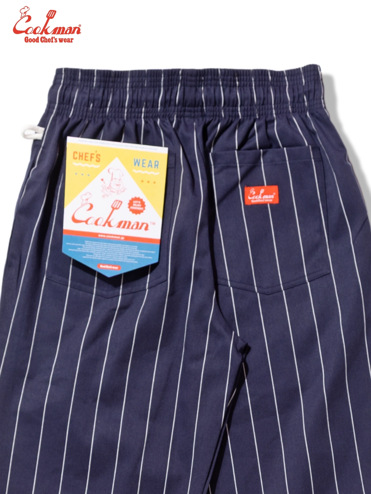 �����եѥ�� Chef Pants Pencil Stripe Navy
