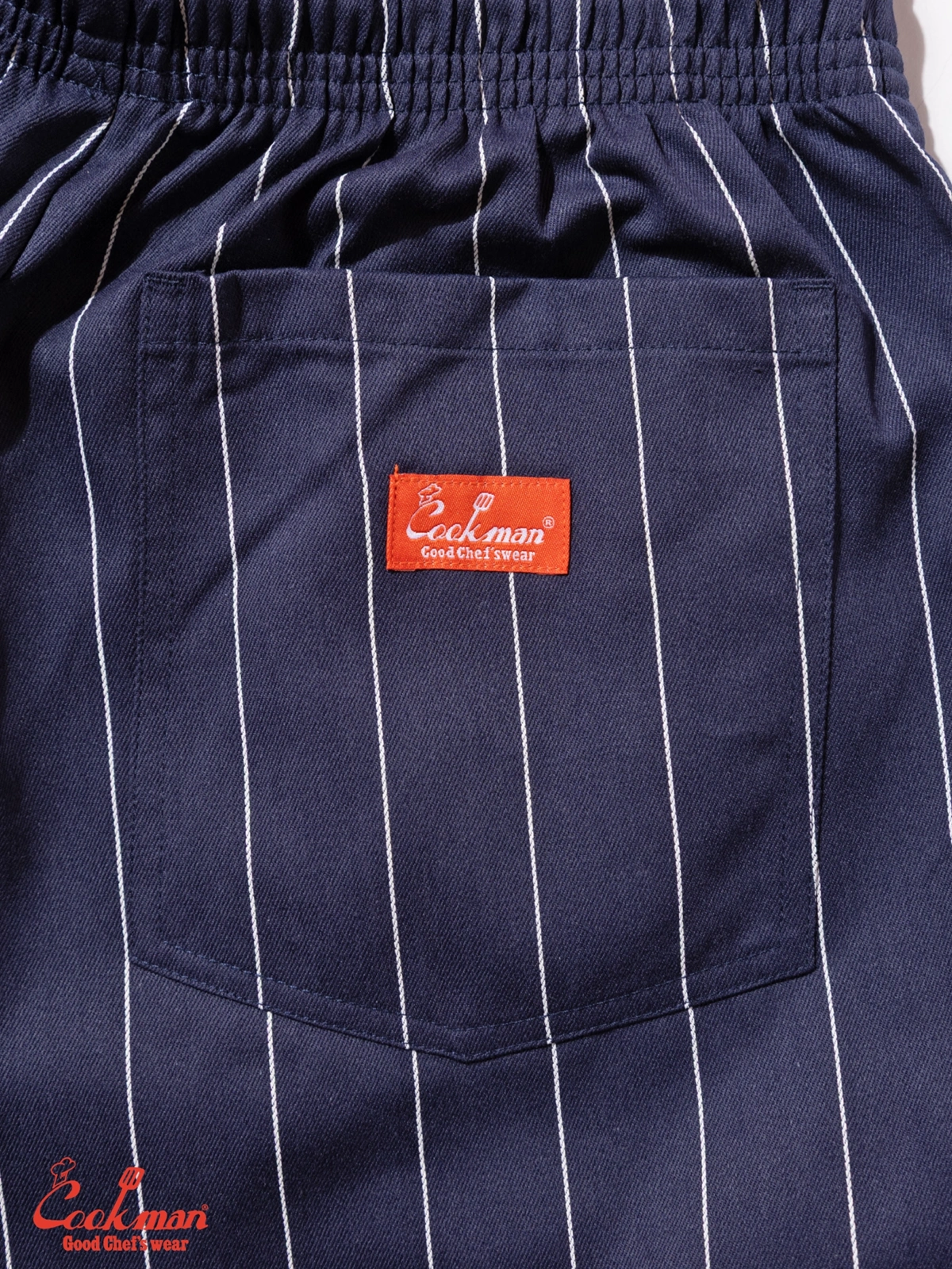 �����եѥ�� Chef Pants Pencil Stripe Navy