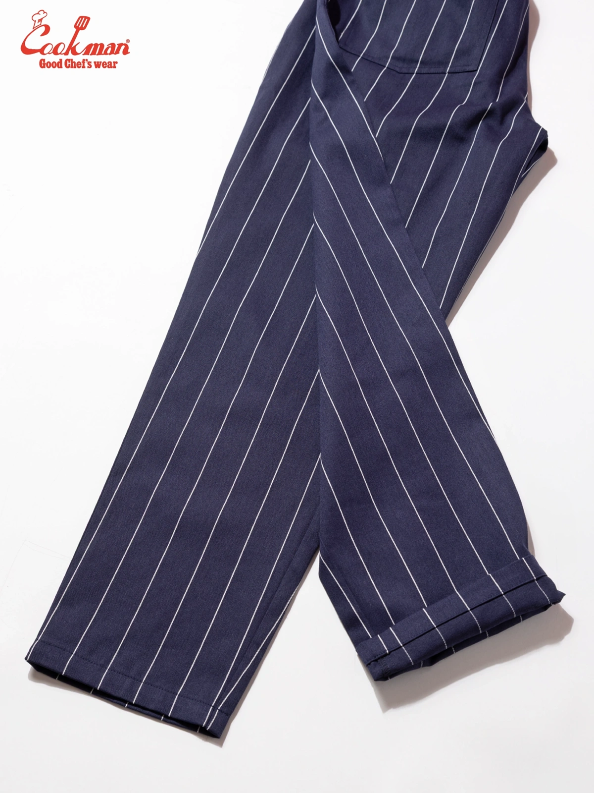 �����եѥ�� Chef Pants Pencil Stripe Navy