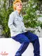 �����եѥ�� Chef Pants Pencil Stripe Navy