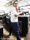 �����եѥ�� Chef Pants Pencil Stripe Navy