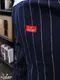 �����եѥ�� Chef Pants Pencil Stripe Navy
