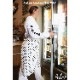 ���󥰥��ץ��� Long Apron Dots White