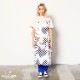 ���󥰥��ץ��� Long Apron Dots White