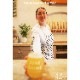 ���󥰥��ץ��� Long Apron Dots White