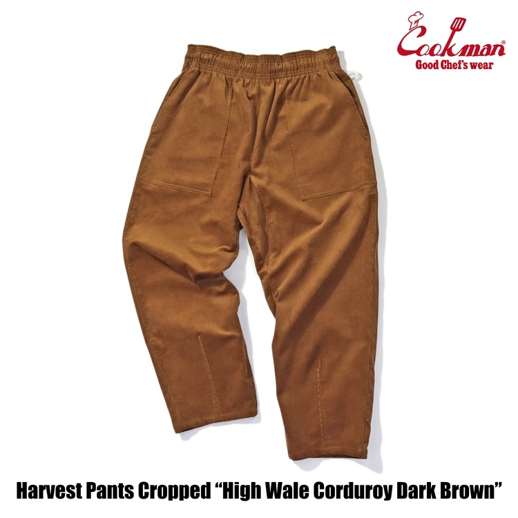 ϡ٥ȥѥ Harvest Pants Cropped High Wale Corduroy Dark Brown