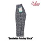 եѥ Chef Pants Semiwide  Paisley Black 