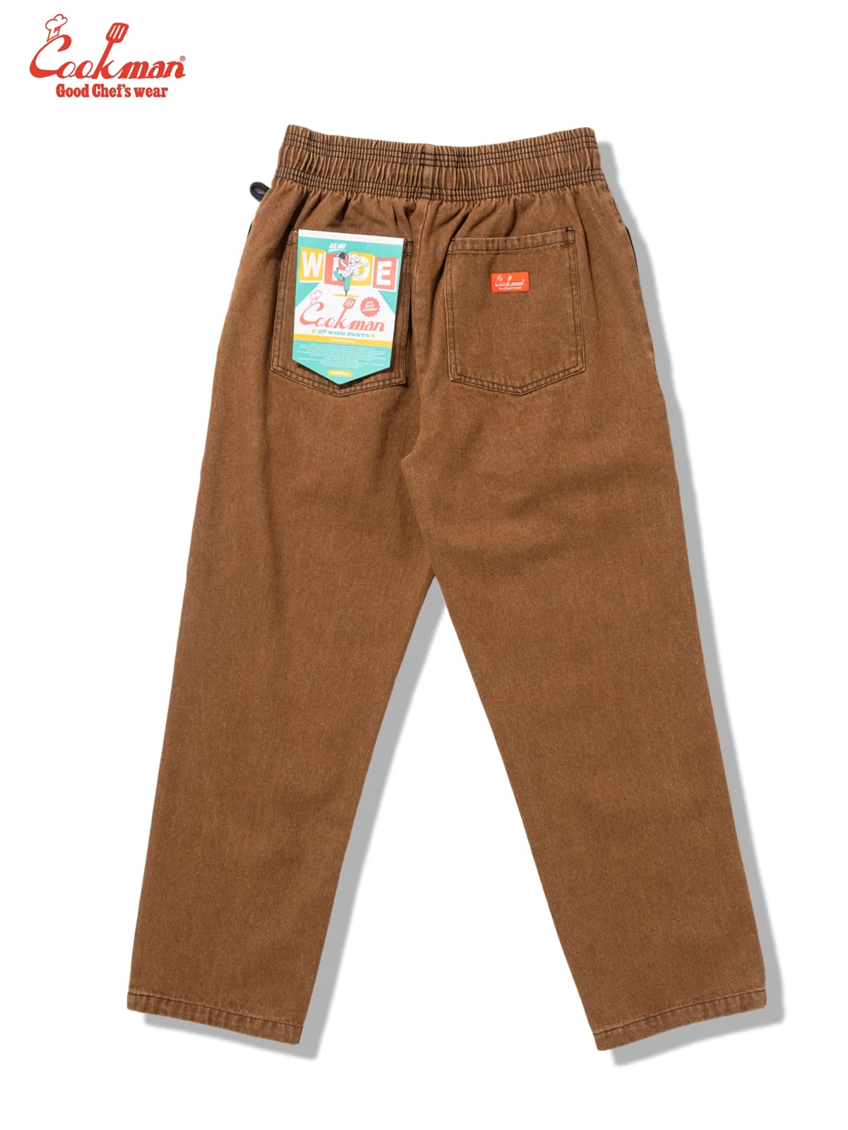�����եѥ�� Chef Pants Semiwide Denim Brown