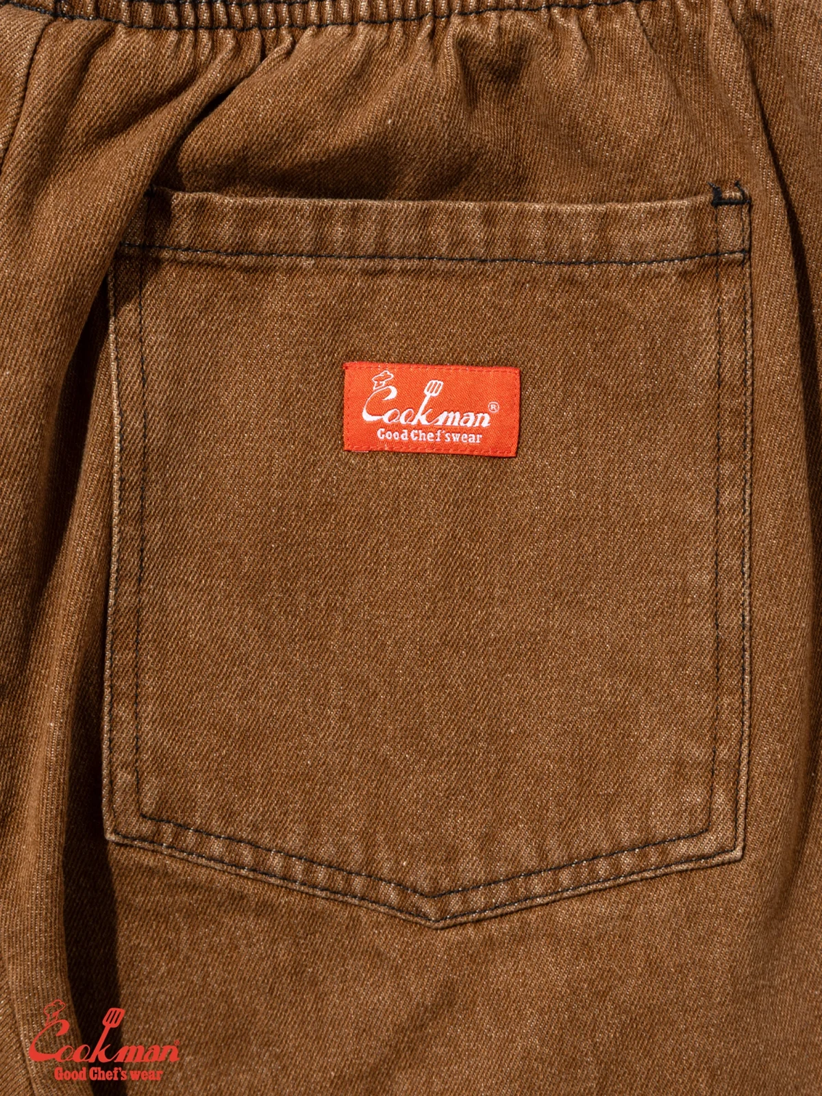 �����եѥ�� Chef Pants Semiwide Denim Brown
