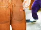 �����եѥ�� Chef Pants Semiwide Denim Brown