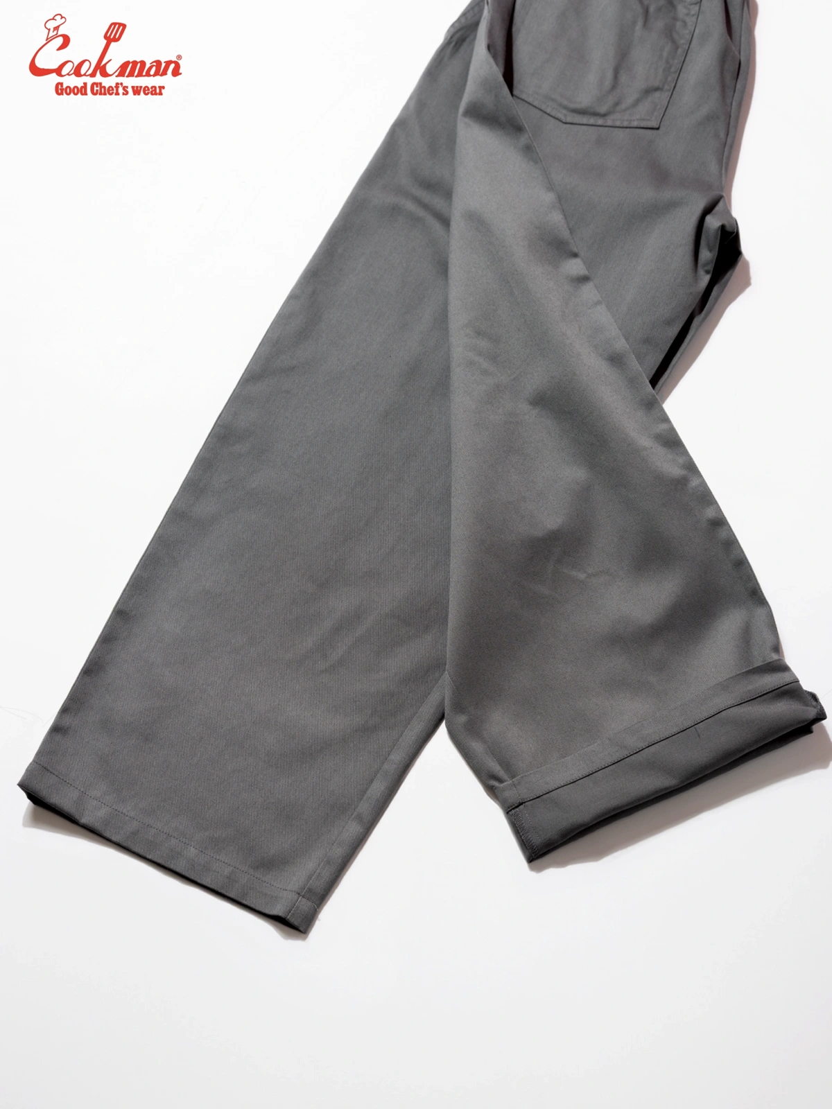 �����եѥ�� Chef Pants High-Wide Charcoal Gray