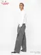 �����եѥ�� Chef Pants High-Wide Charcoal Gray