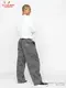 �����եѥ�� Chef Pants High-Wide Charcoal Gray