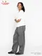 �����եѥ�� Chef Pants High-Wide Charcoal Gray