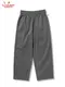 �����եѥ�� Chef Pants High-Wide Charcoal Gray