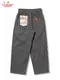 �����եѥ�� Chef Pants High-Wide Charcoal Gray