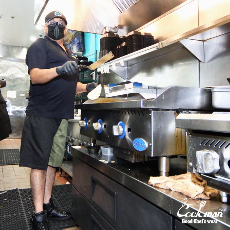 �����եѥ�� Chef Pants Short Crazy Pattern Chill