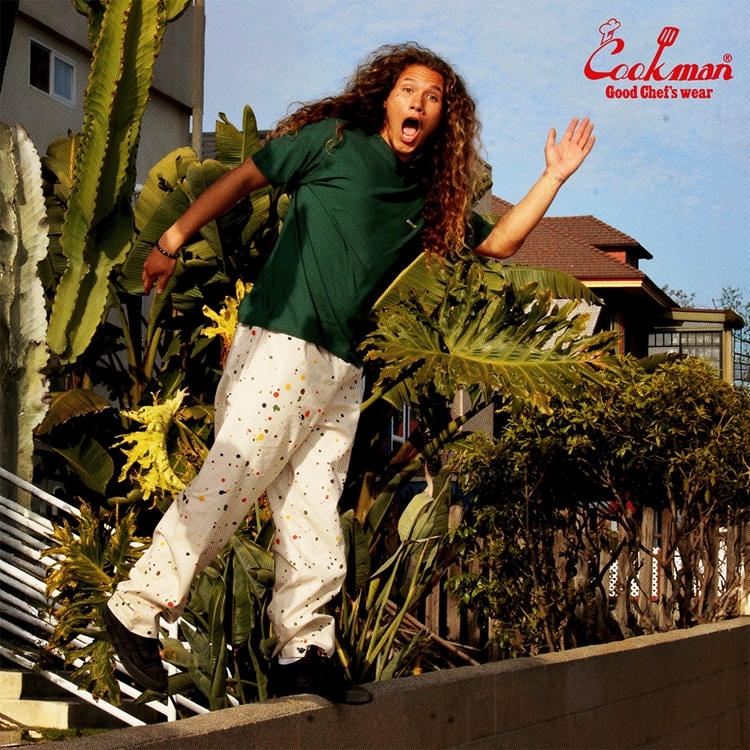 �����եѥ�� Chef Pants Semiwide  Sauce Splash Beige 