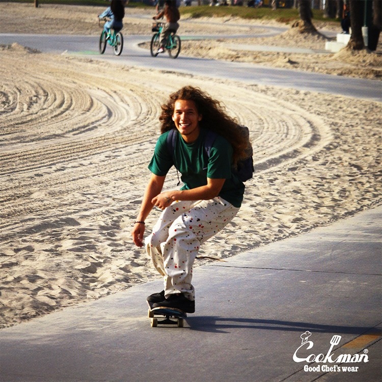 �����եѥ�� Chef Pants Semiwide  Sauce Splash Beige 