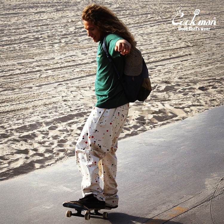 �����եѥ�� Chef Pants Semiwide  Sauce Splash Beige 