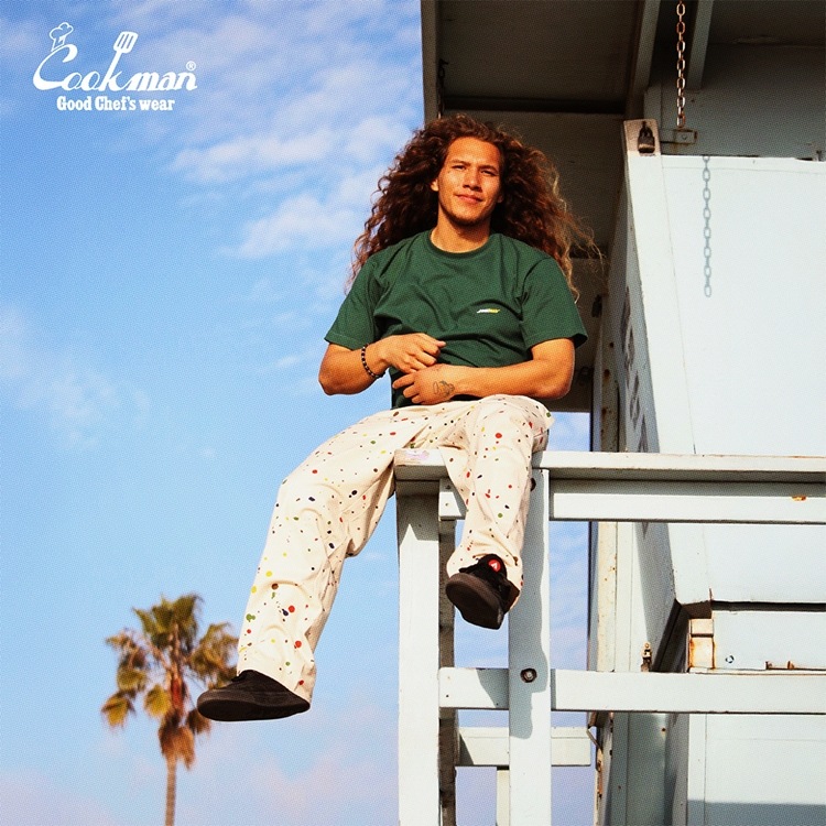 �����եѥ�� Chef Pants Semiwide  Sauce Splash Beige 