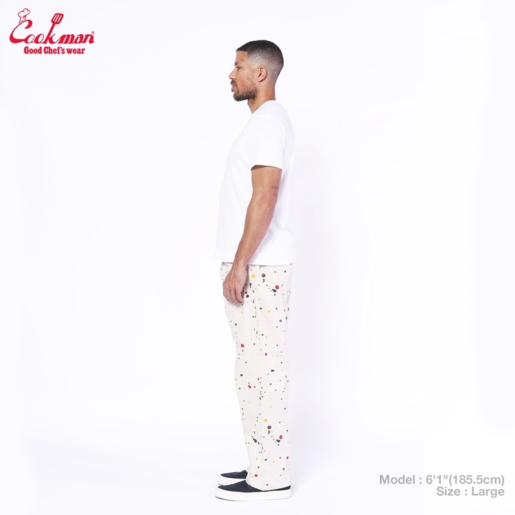 �����եѥ�� Chef Pants Semiwide  Sauce Splash Beige 