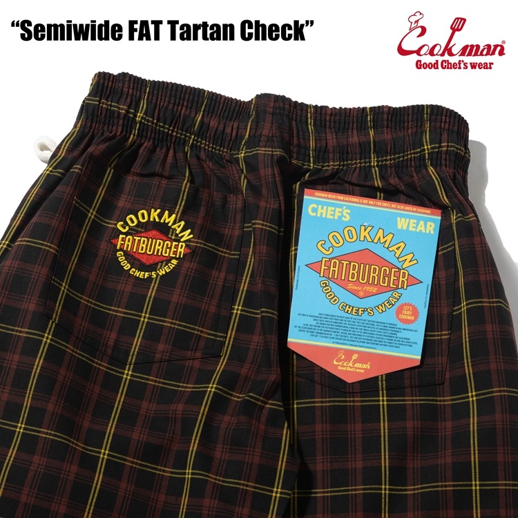 �����եѥ�� Chef Pants Semiwide FAT Tartan Check