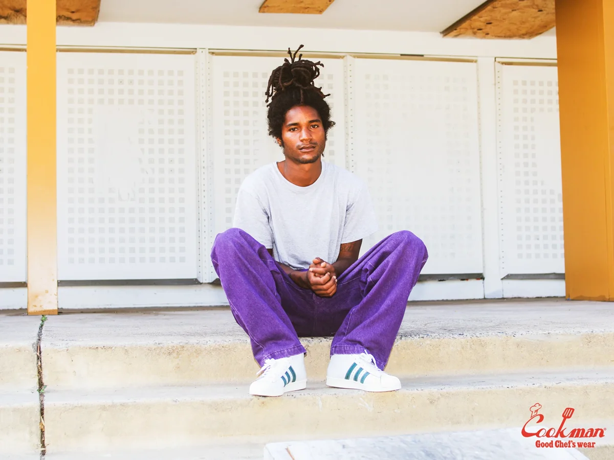 ���ߥ磻�� Chef Pants Semiwide Denim Purple