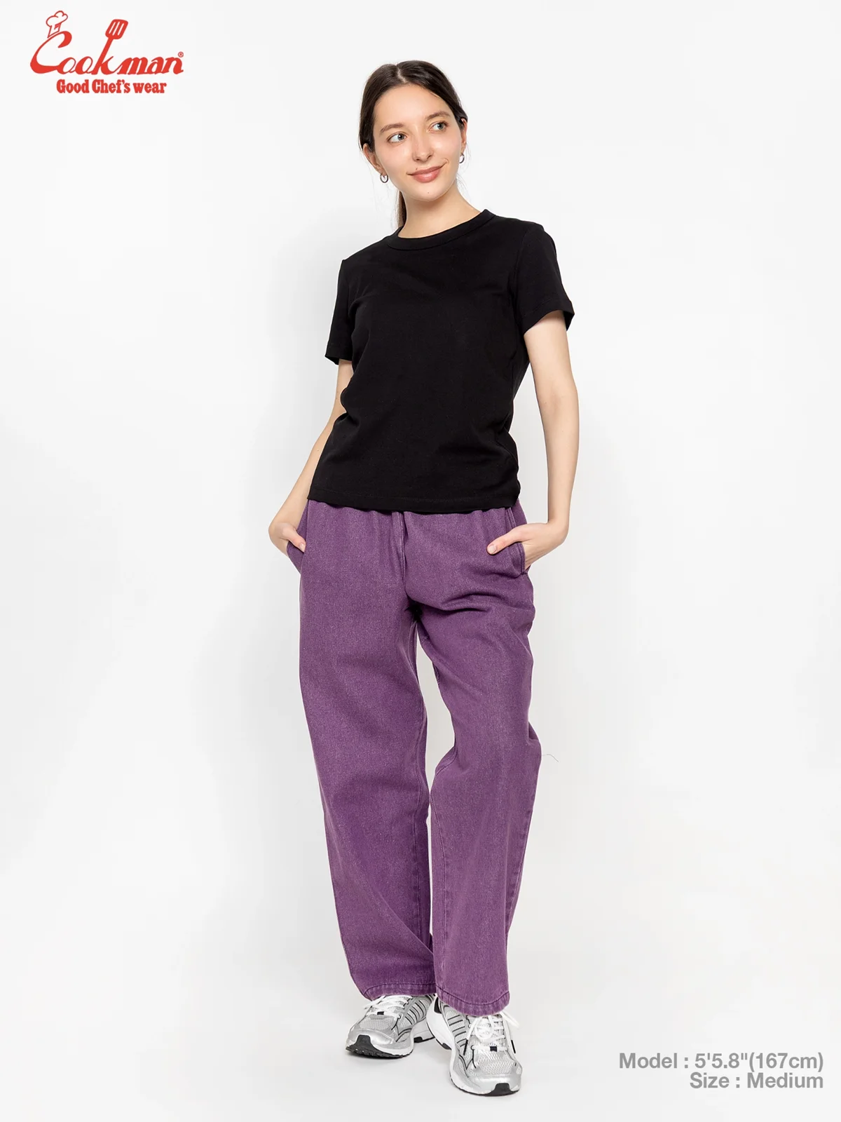 ���ߥ磻�� Chef Pants Semiwide Denim Purple